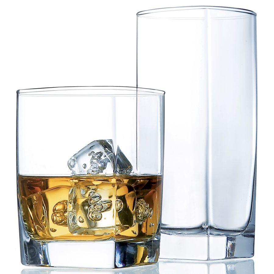 Wine With Beer Cocktail - Everyday Drinking Glasses Set of 16