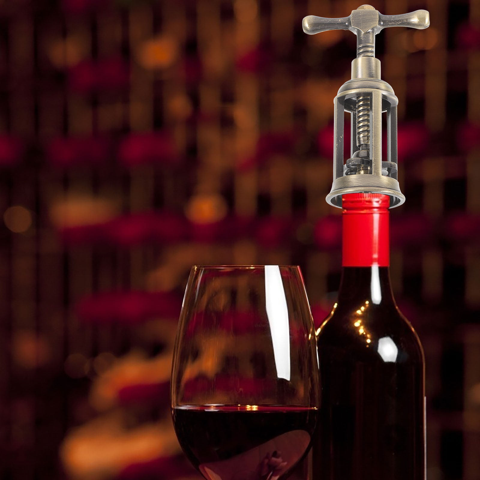 Wine Beer Opener - Zinc Alloy Wine Opener Corkscrew Beer