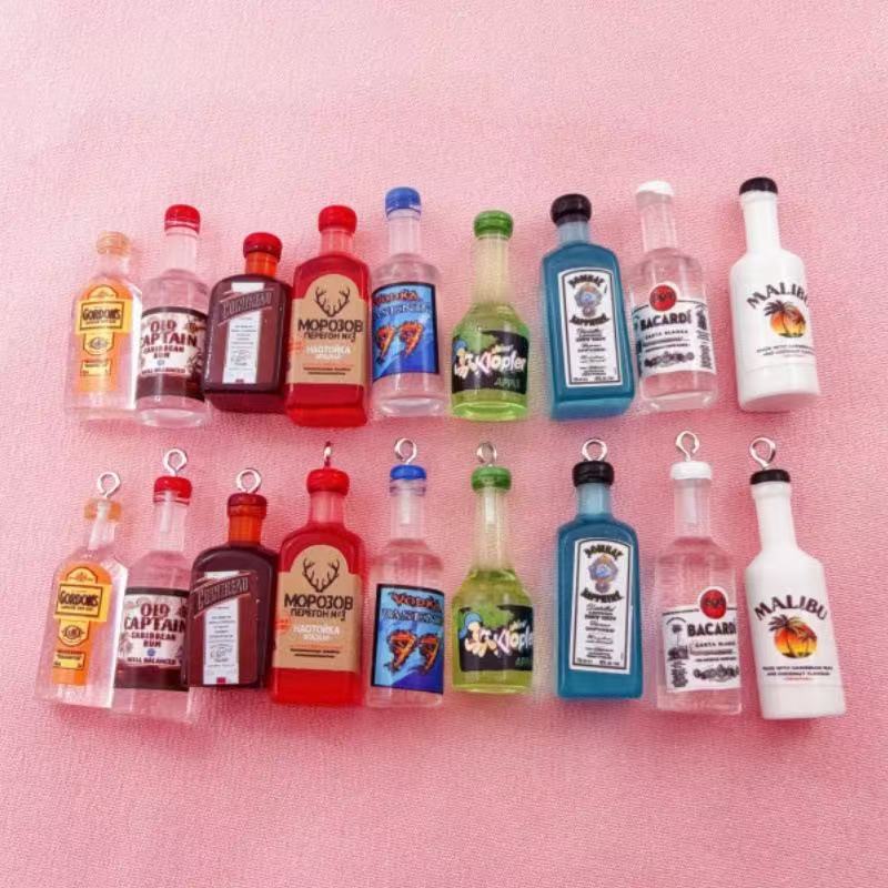 Cocktail Shaker Set - 11pcs Mini Simulation Resin 3D Pendant