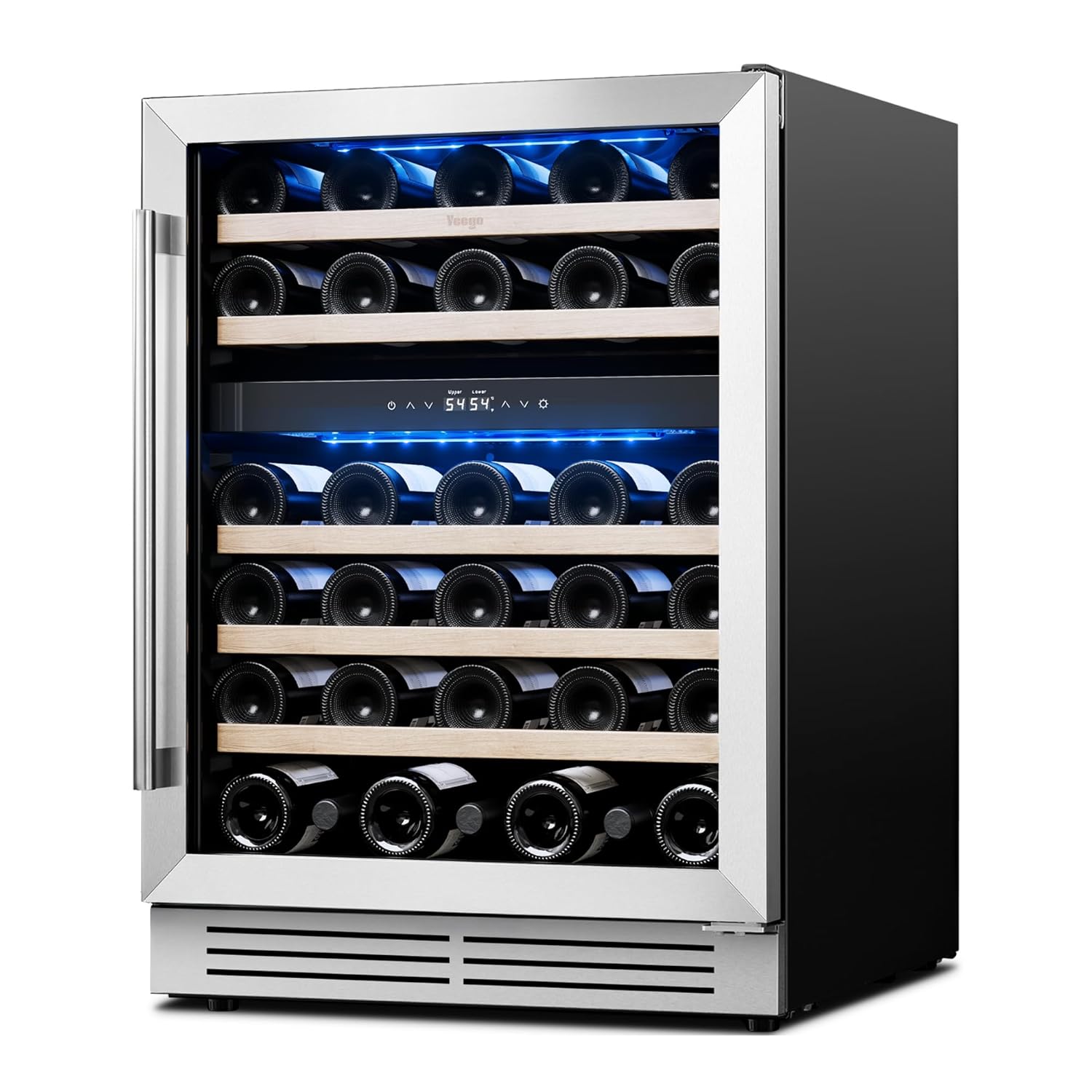 Wine Beer Fridge Under Counter - 24In Dual Zone Wine Fridge 52