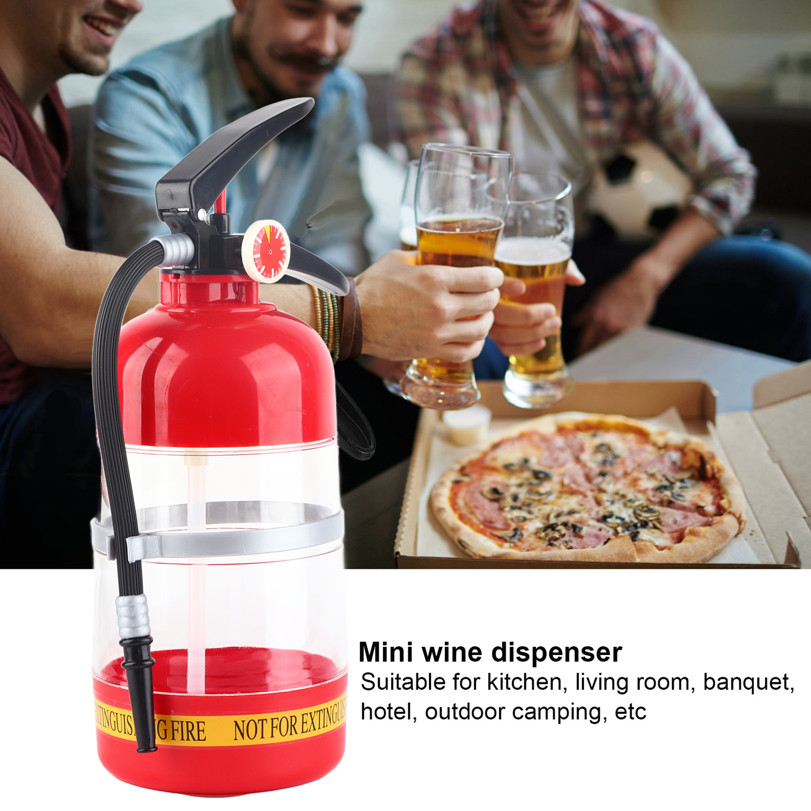 Wine With Beer Cocktail - 2L Portable Wine Beer Beverage Dispenser