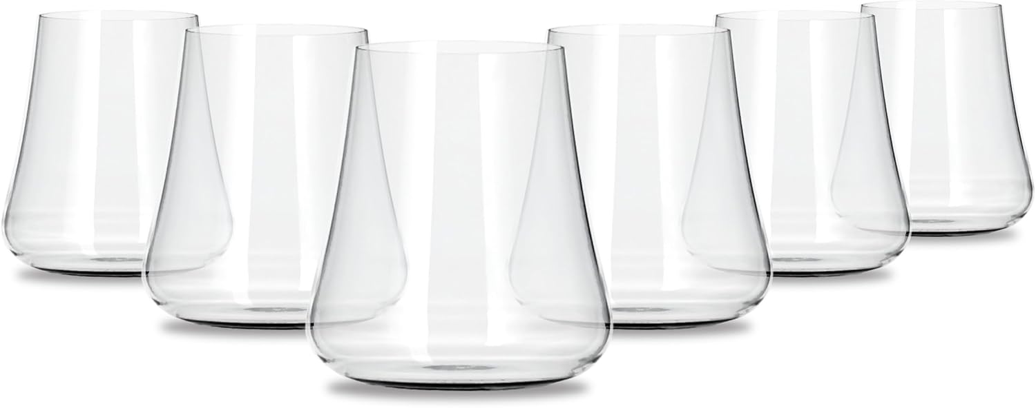 Wine With Beer Cocktail - Stemless Crystal Wine Glasses Set of