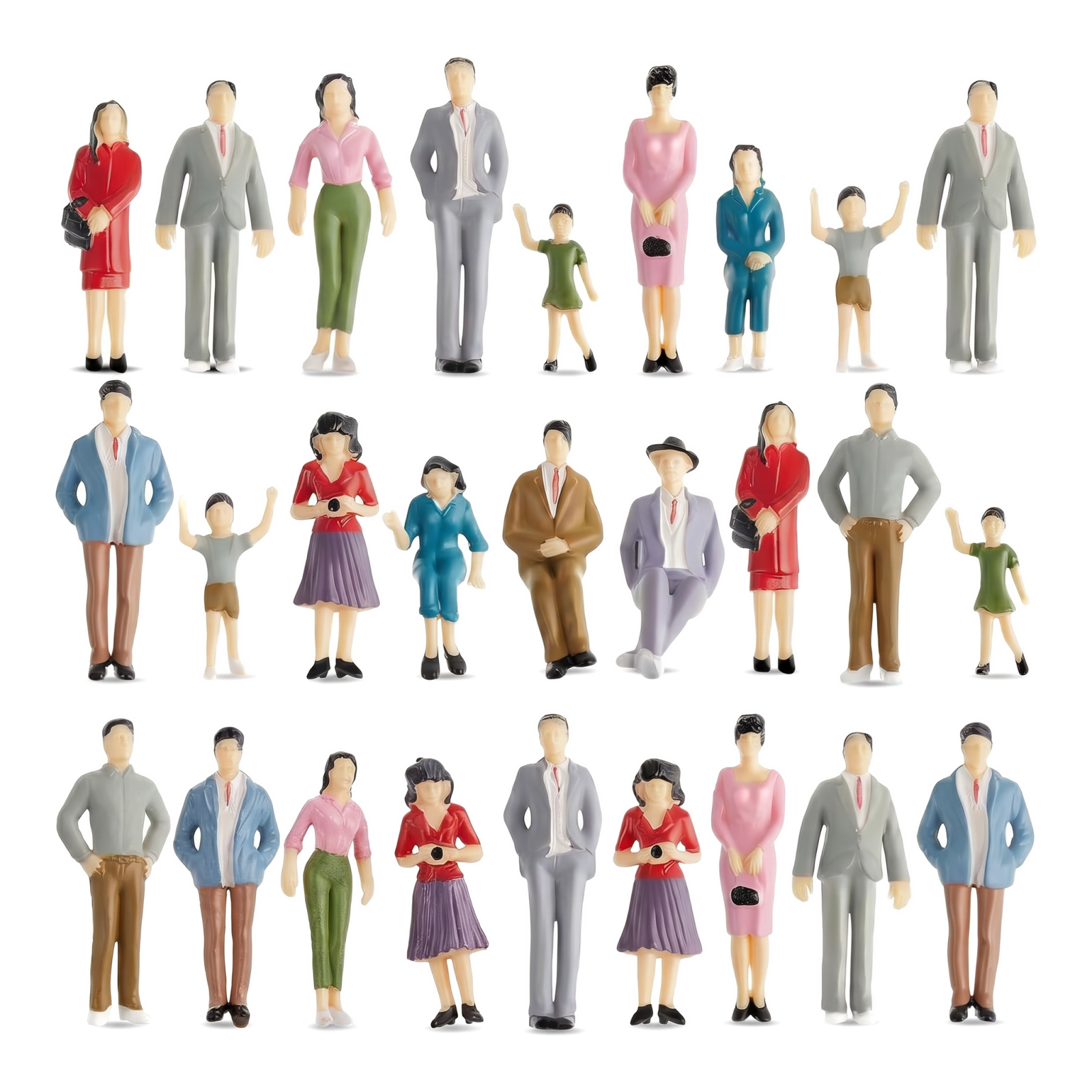 Cocktail Shaker Set - 14pcs Miniature People 1:25 Scale Tiny