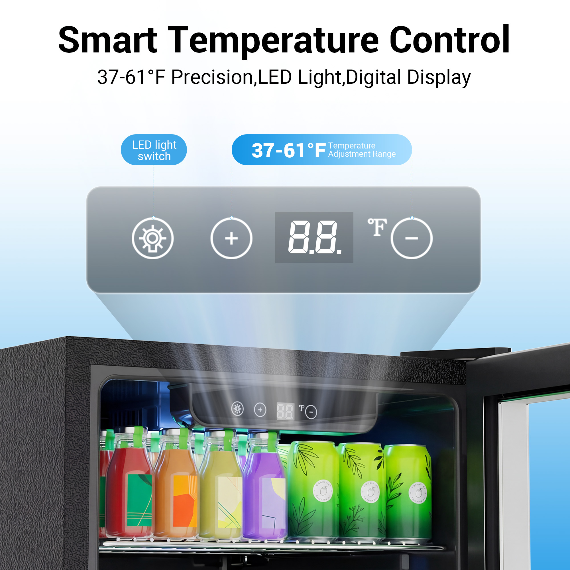 Beverage Refrigerator and Cool – Wine Beer Fridge recenzja i cena
