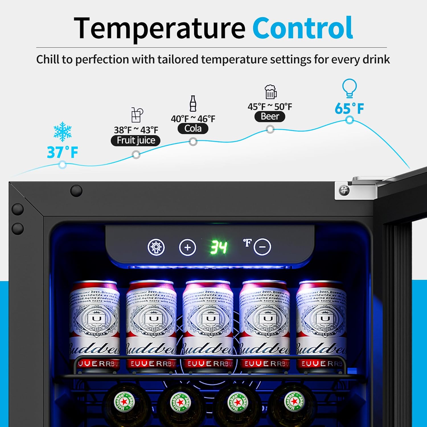 15 Inch Beverage Refrigerator  – Wine Beer Fridge Under Counter recenzja i cena