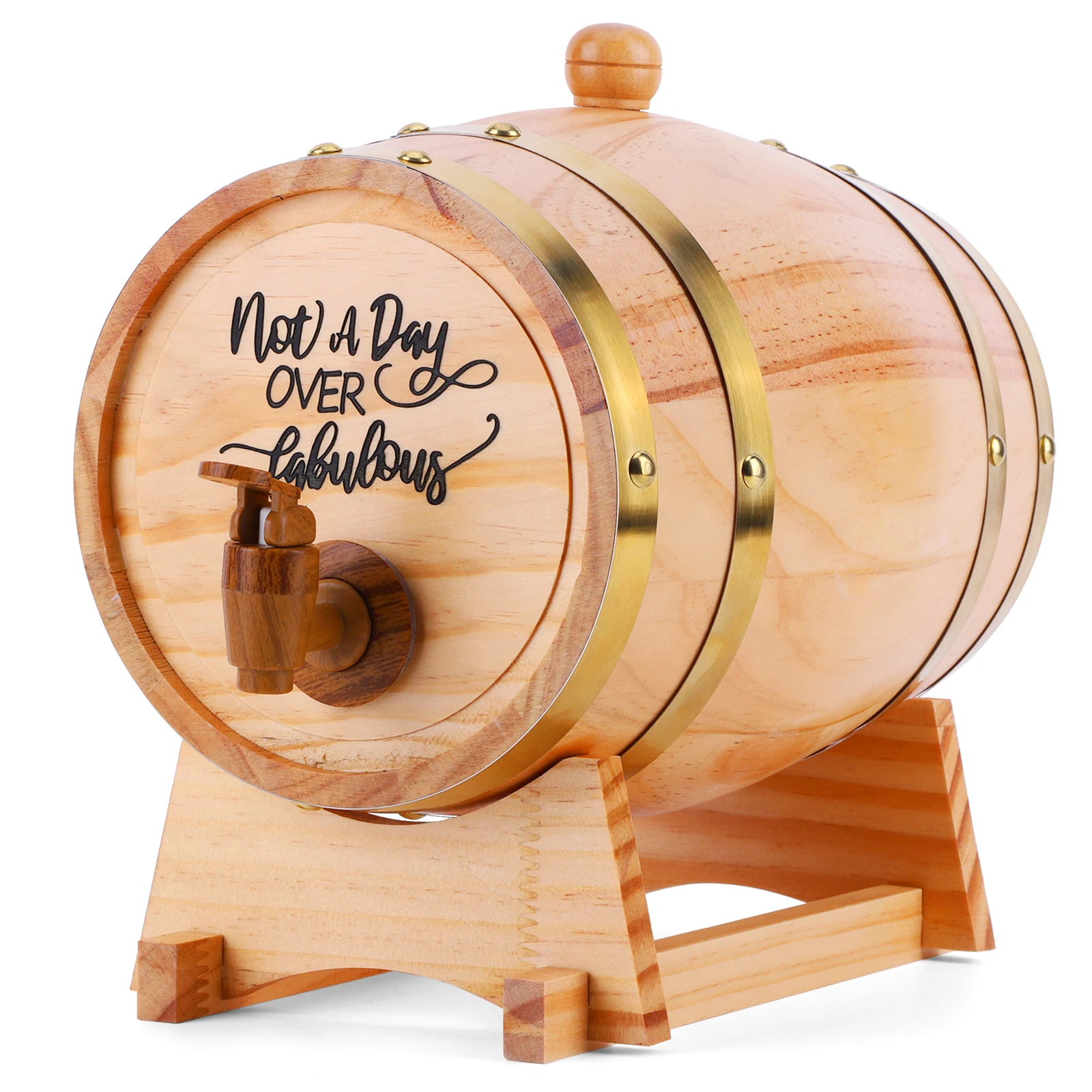 3L Wooden Whiskey Barrel with  – Wine With Beer Cocktail recenzja i cena