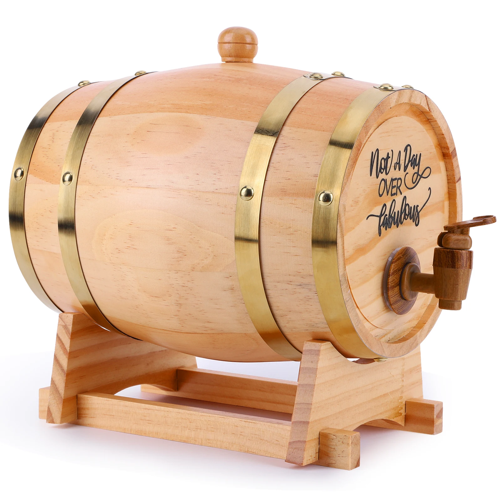 3L Wooden Whiskey Barrel with  – Wine With Beer Cocktail recenzja i cena