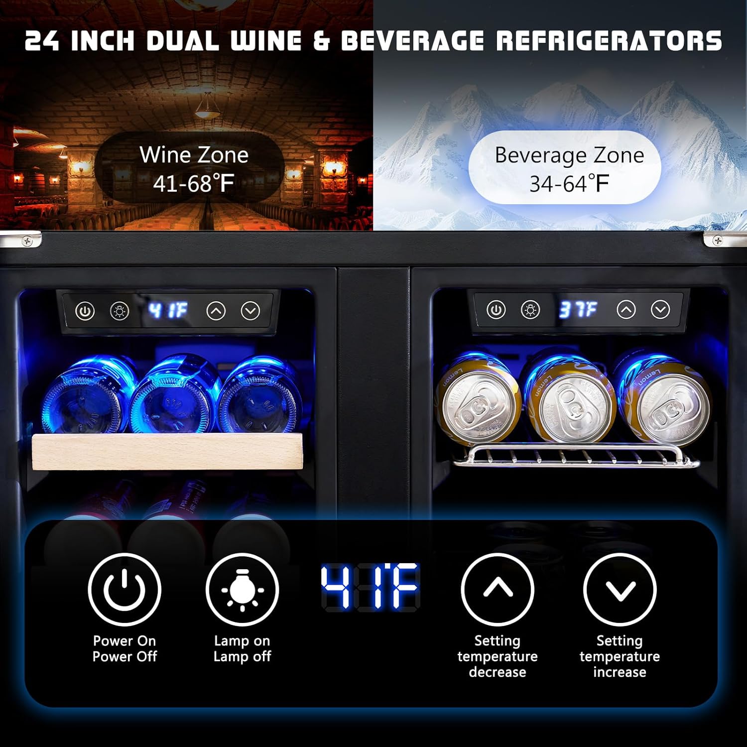 Beverage Refrigerator - 24-Inc – Wine Beer Fridge Under Counter recenzja i cena