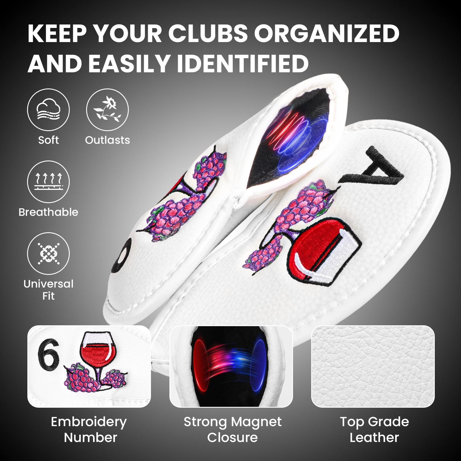 Magnetic Golf Club Head Covers – Wine & Beer Packages recenzja i cena