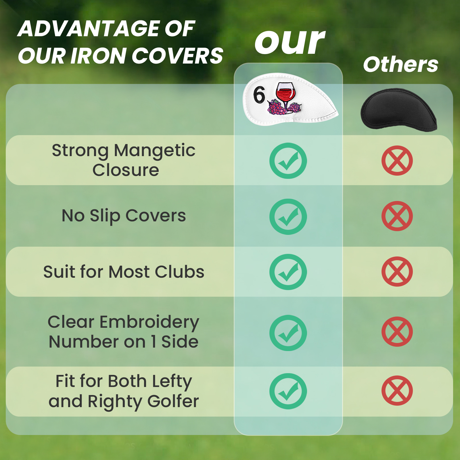 Magnetic Golf Club Head Covers – Wine & Beer Packages recenzja i cena
