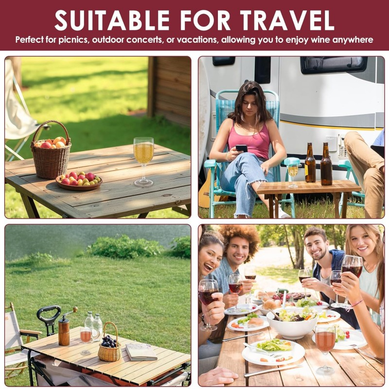 RV Portable Wine Glass Goblet  – Wine & Beer Packages recenzja i cena