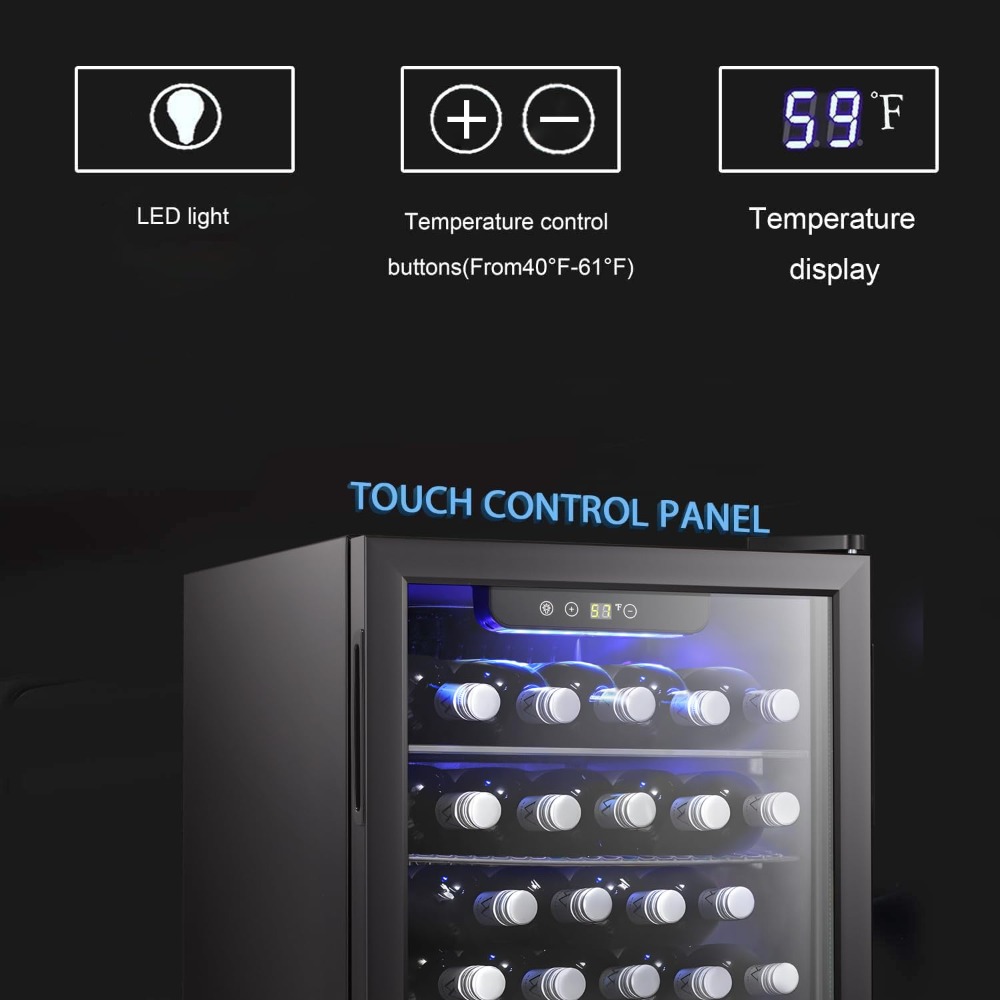 16 Bottle Wine Cooler/Cabinet  – Wine Beer Fridge recenzja i cena