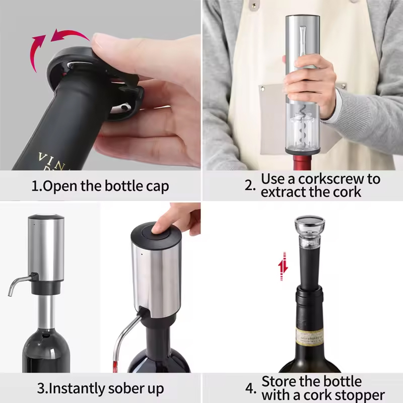 2024 New Design 4-in-1 Lithium – Wine Beer Opener recenzja i cena