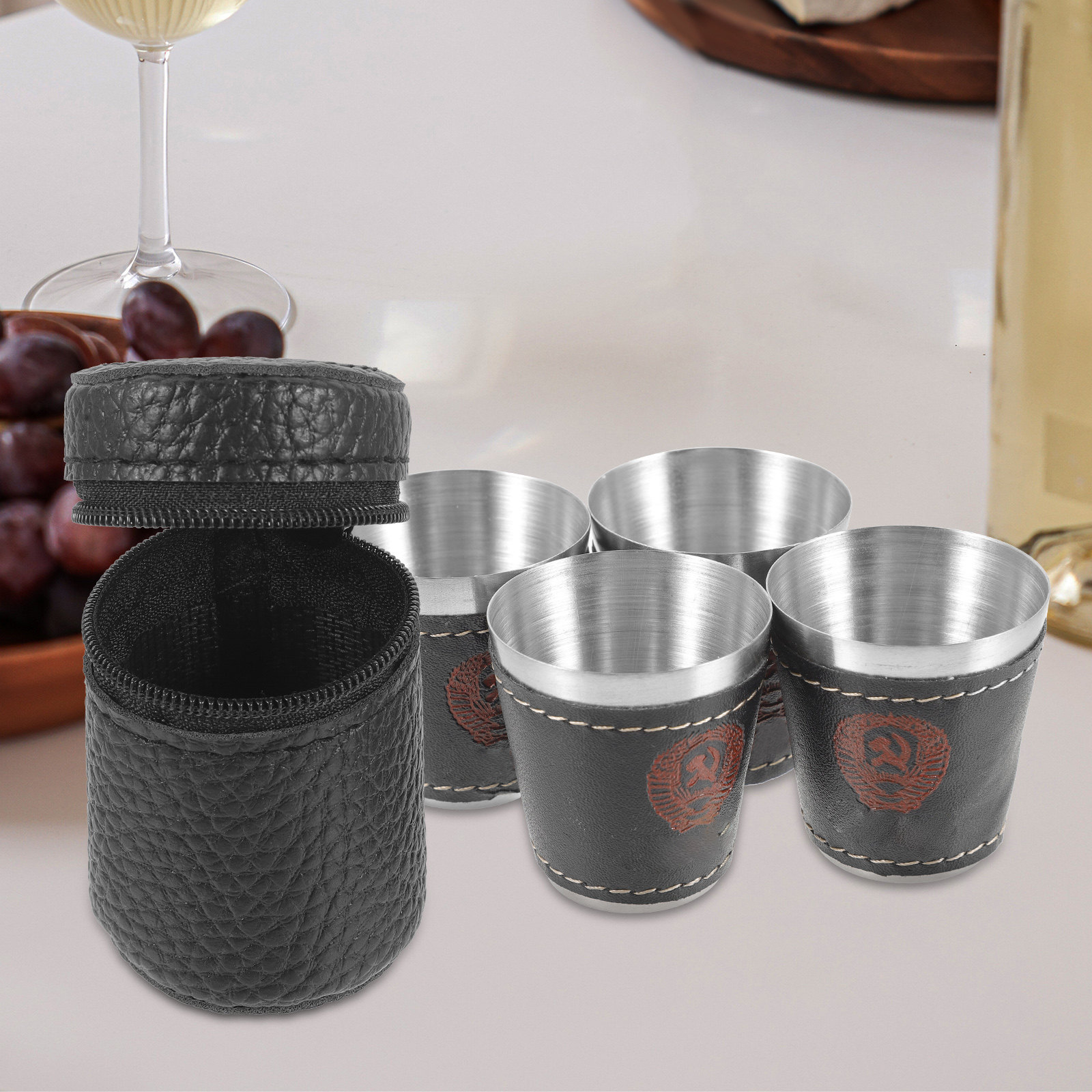 1Set Stainless Steel Wine Cup  – Wine Beer & Deli Reviews recenzja i cena