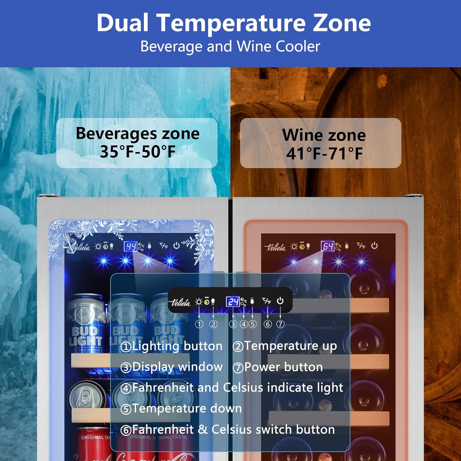 Wine and Beverage Refrigerator – Wine Beer Fridge recenzja i cena