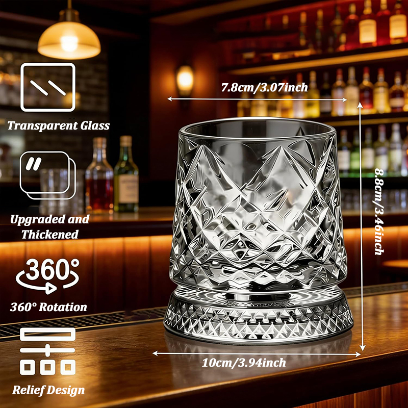 280ml Rotate Whiskey Glasses w – Wine Beer & Deli Reviews recenzja i cena