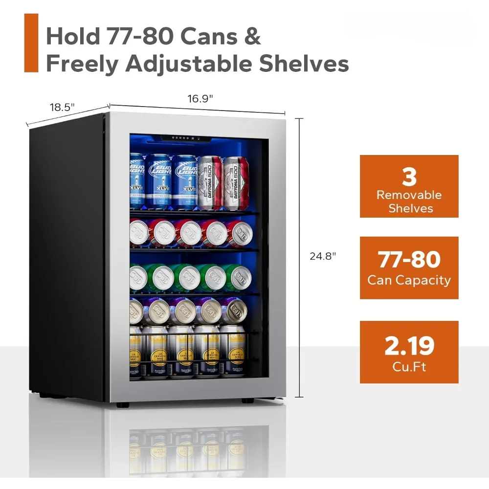 ad Wine Refrigerators, 80 Can  – Wine Beer Fridge Under Counter recenzja i cena