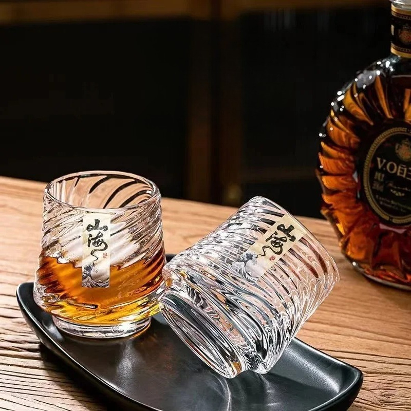 Glass Whiskey Cup Set Shanhai  – Wine With Beer Cocktail recenzja i cena