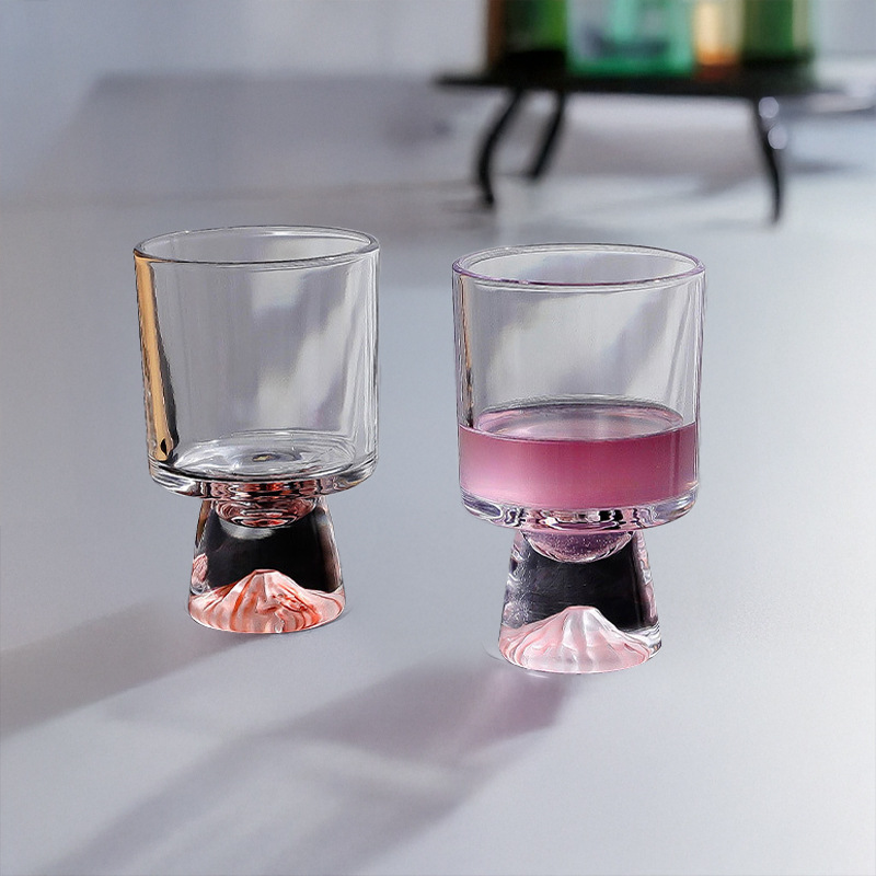 Pink Mountain Glass Cup, High- – Wine Beer Foot recenzja i cena