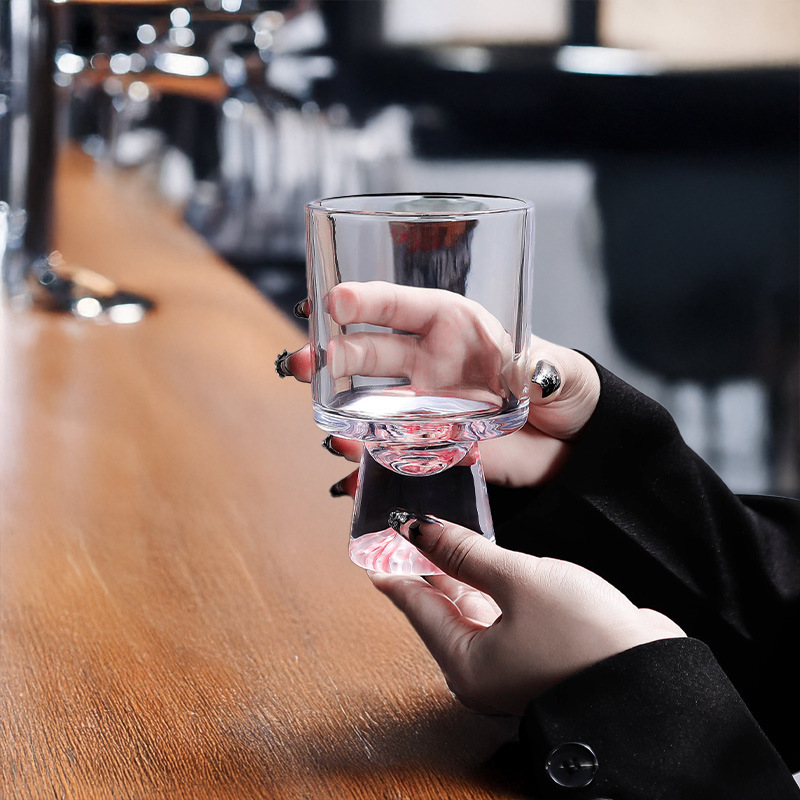 Pink Mountain Glass Cup, High- – Wine Beer Foot recenzja i cena