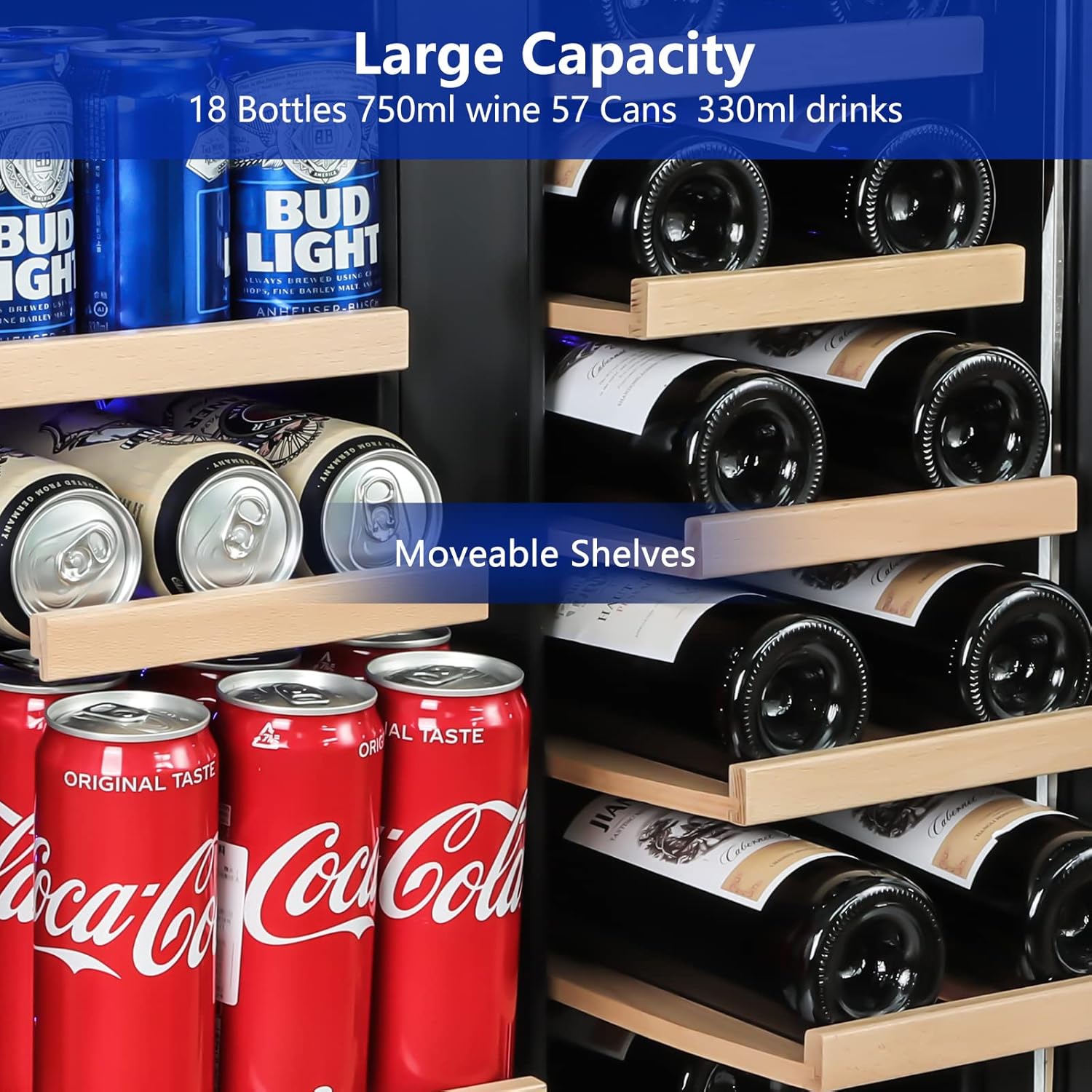 Wine and Beverage Refrigerator – Wine Beer Dual Zone recenzja i cena