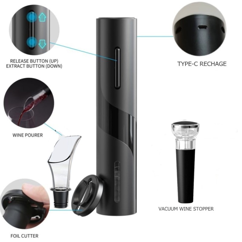 Rechargeable Multifunction Ele – Wine Beer Opener recenzja i cena