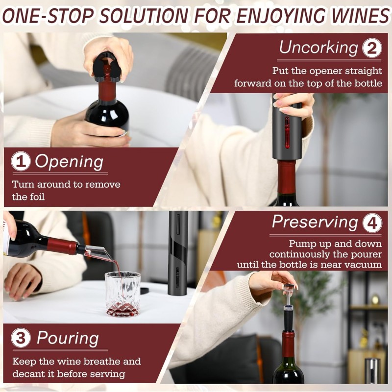 Rechargeable Multifunction Ele – Wine Beer Opener recenzja i cena