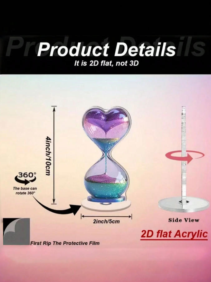 1Pc 2D Flat, Rotating Heart-Sh – Cocktail Shaker Set recenzja i cena