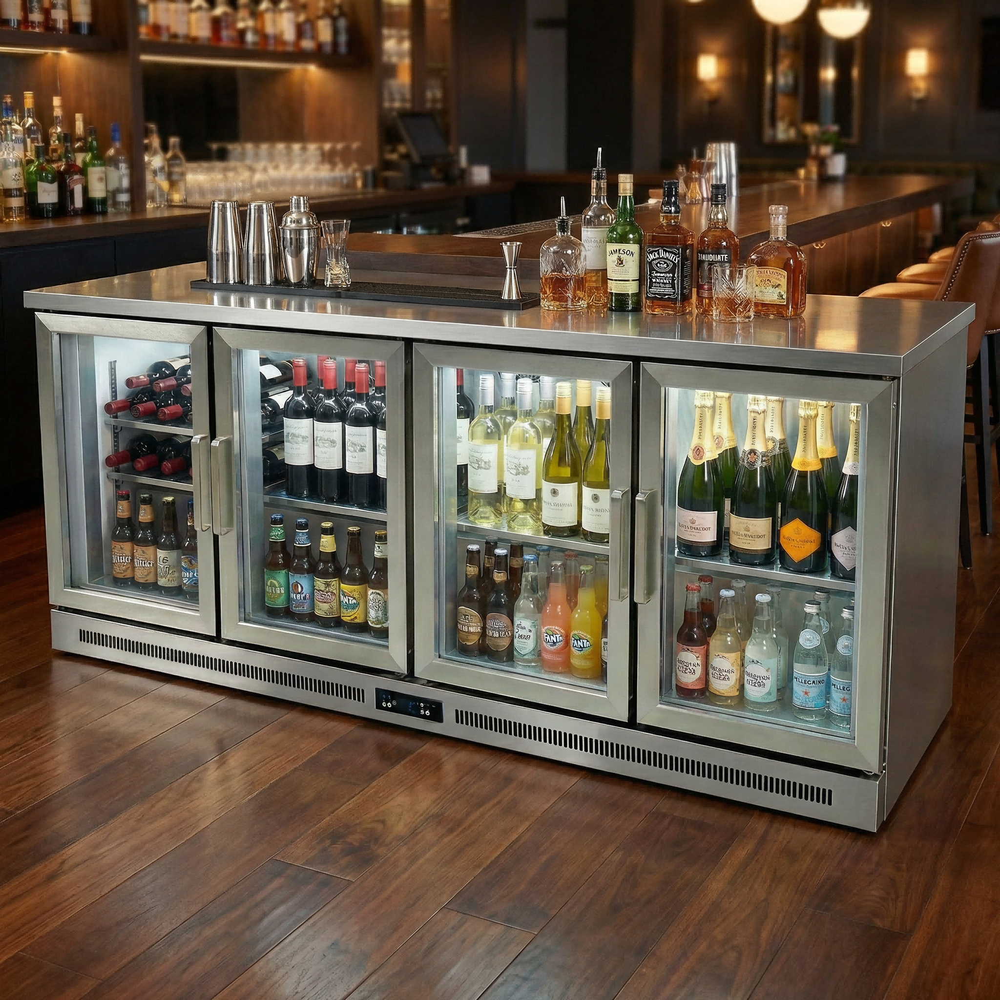 rd-Commercial Wine Cabinet Bar – Wine Beer Fridge Under Counter recenzja i cena