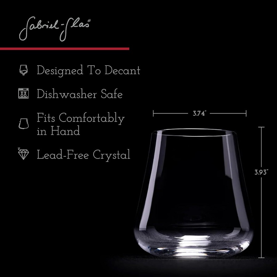 Stemless Crystal Wine Glasses  – Wine With Beer Cocktail recenzja i cena