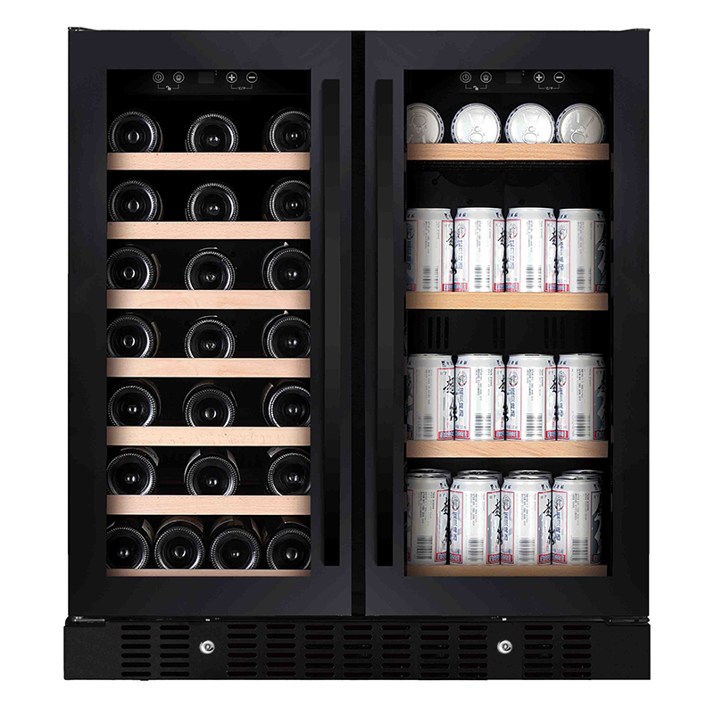 176L Glass Door Drink Fridge U – Wine Beer Fridge Under Counter recenzja i cena