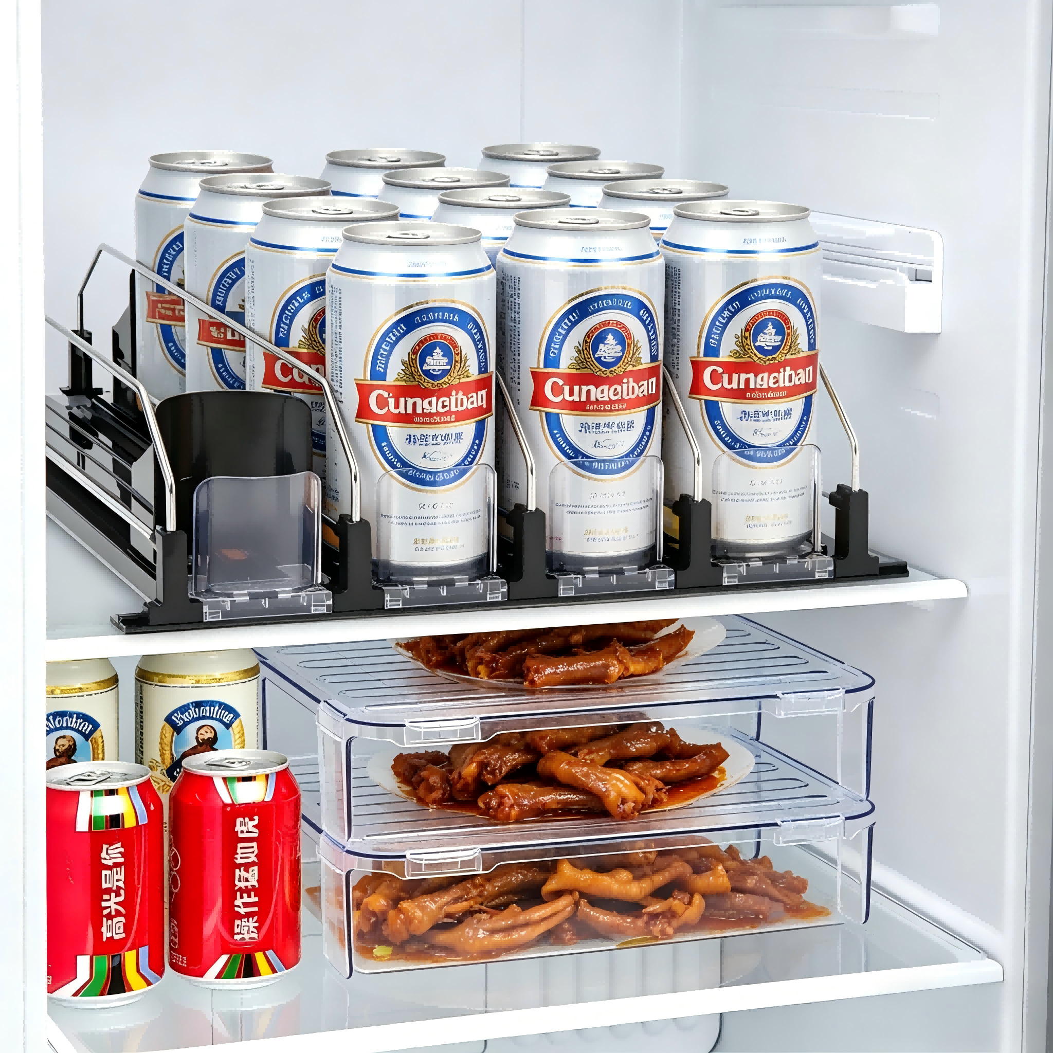 Adjustable Width Beverage Push – Wine Beer Fridge recenzja i cena