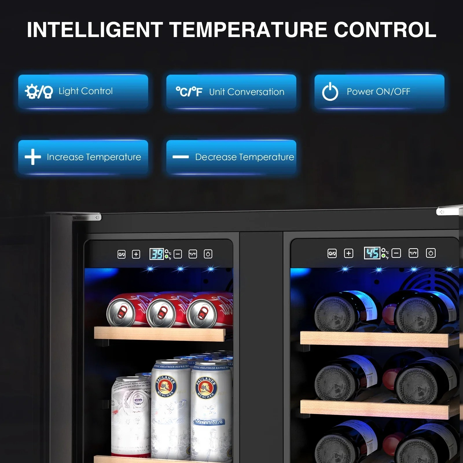 Wine and Beverage Refrigerator – Wine Beer Fridge Under Counter recenzja i cena