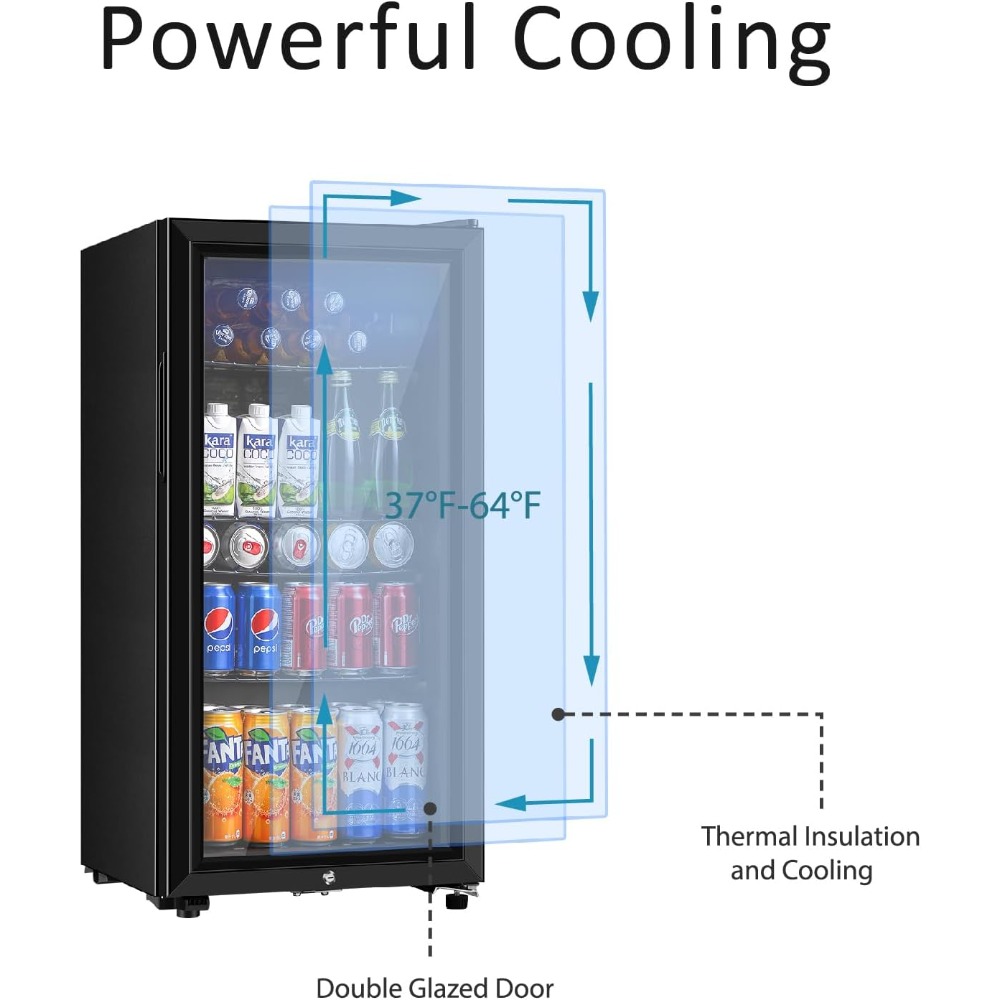 Beverage Refrigerator, Three P – Wine Beer Foot recenzja i cena