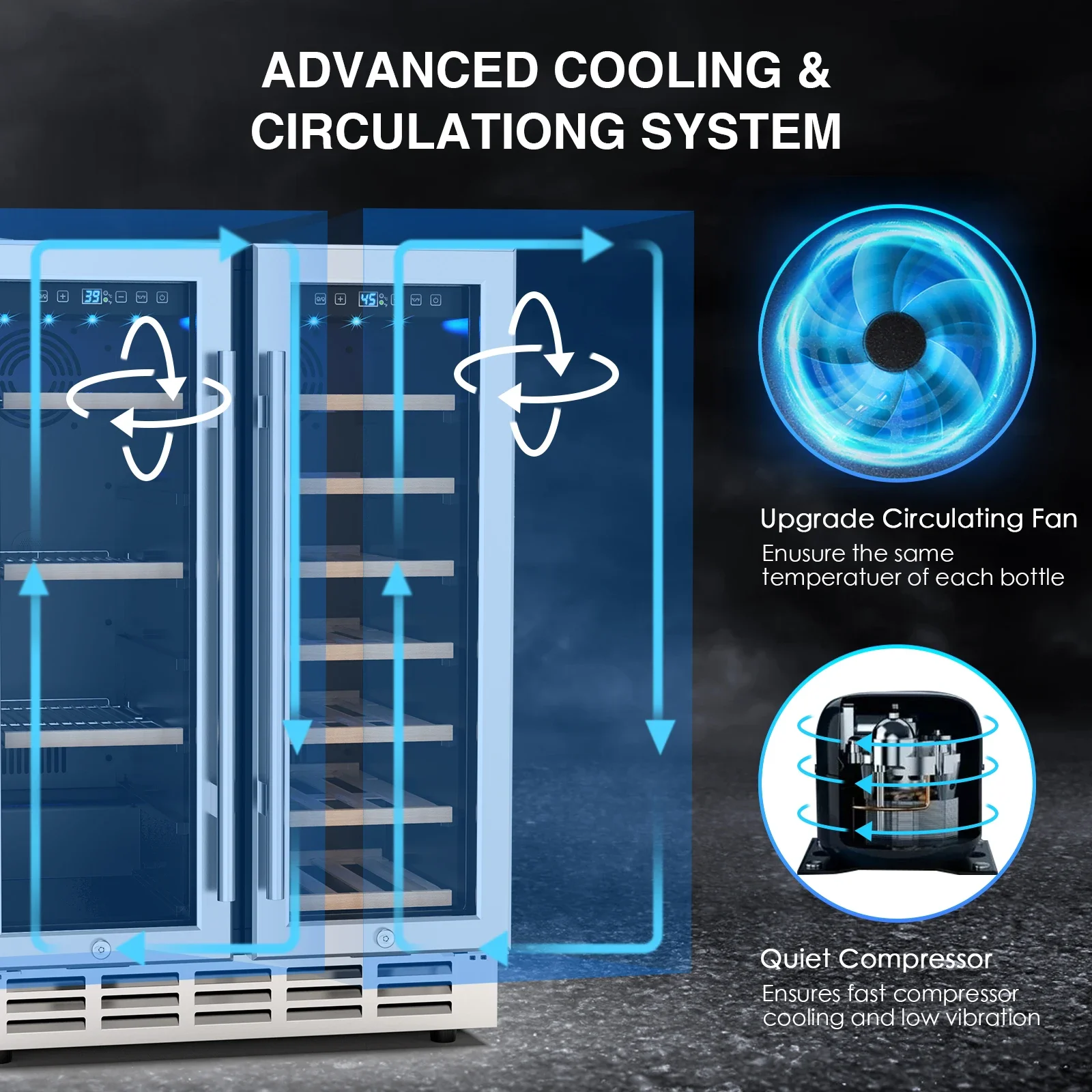 SAT Wine and Beverage Refriger – Wine Beer Fridge Under Counter recenzja i cena