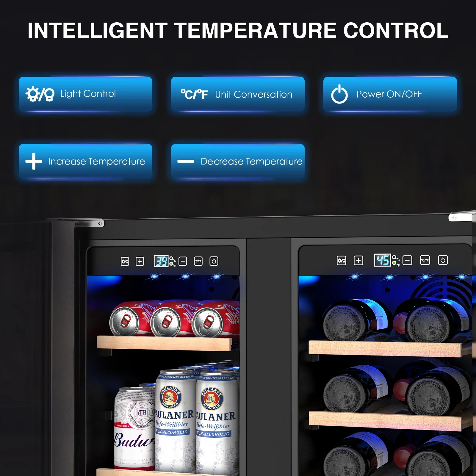 SAT Wine and Beverage Refriger – Wine Beer Fridge Under Counter recenzja i cena