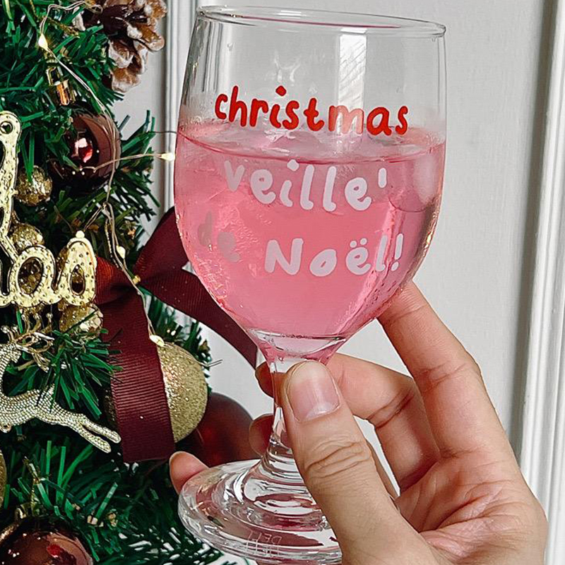 Vintage Letters Printed Glass  – Wine Beer Foot recenzja i cena