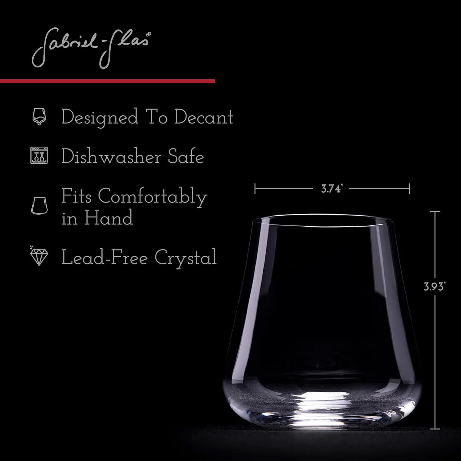 Stemless Crystal Wine Glasses  – Wine With Beer Cocktail recenzja i cena