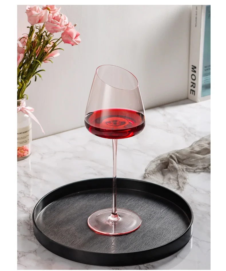 Oblique Red Wine Glass, Bevel  – Wine Beer Foot recenzja i cena
