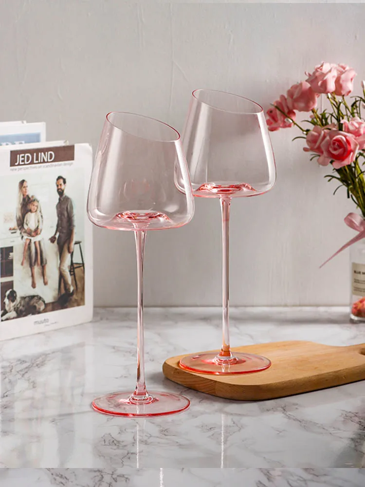 Oblique Red Wine Glass, Bevel  – Wine Beer Foot recenzja i cena