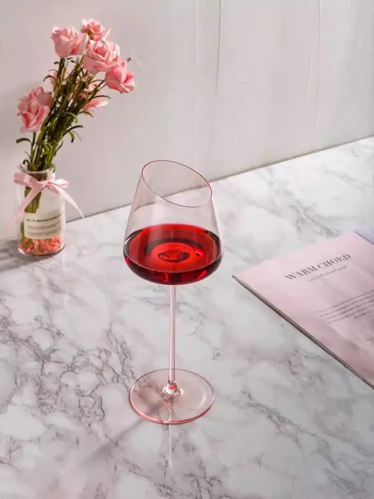 Oblique Red Wine Glass, Bevel  – Wine Beer Foot recenzja i cena
