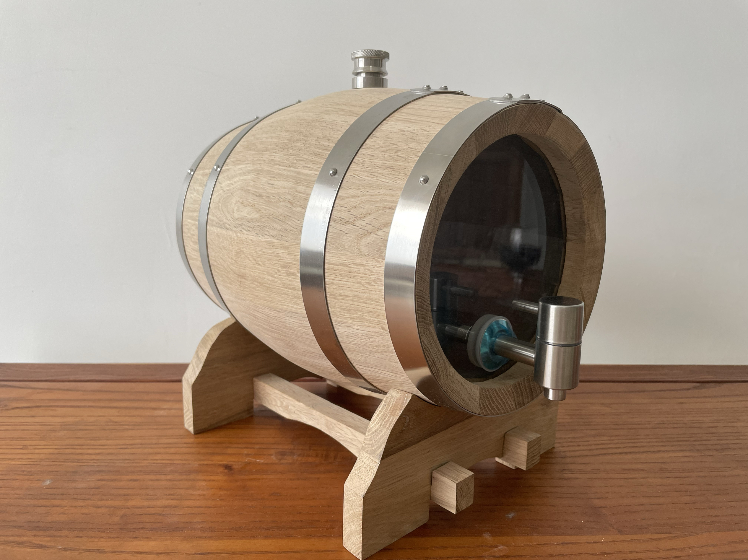 3L Double-sided Glass Wood Oak – Wine Draft Beer recenzja i cena