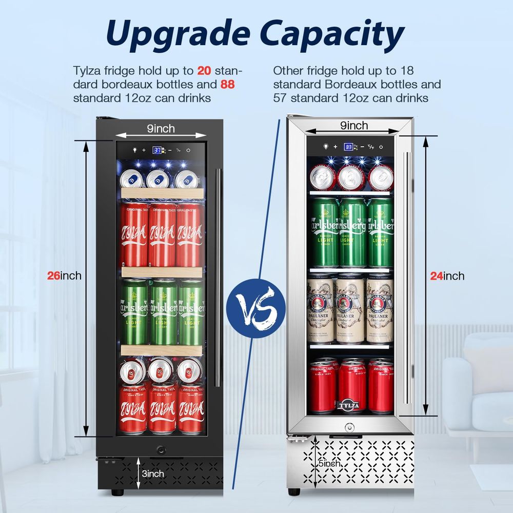 24 Inch Wine and Beverage Refr – Wine Beer Fridge Under Counter recenzja i cena