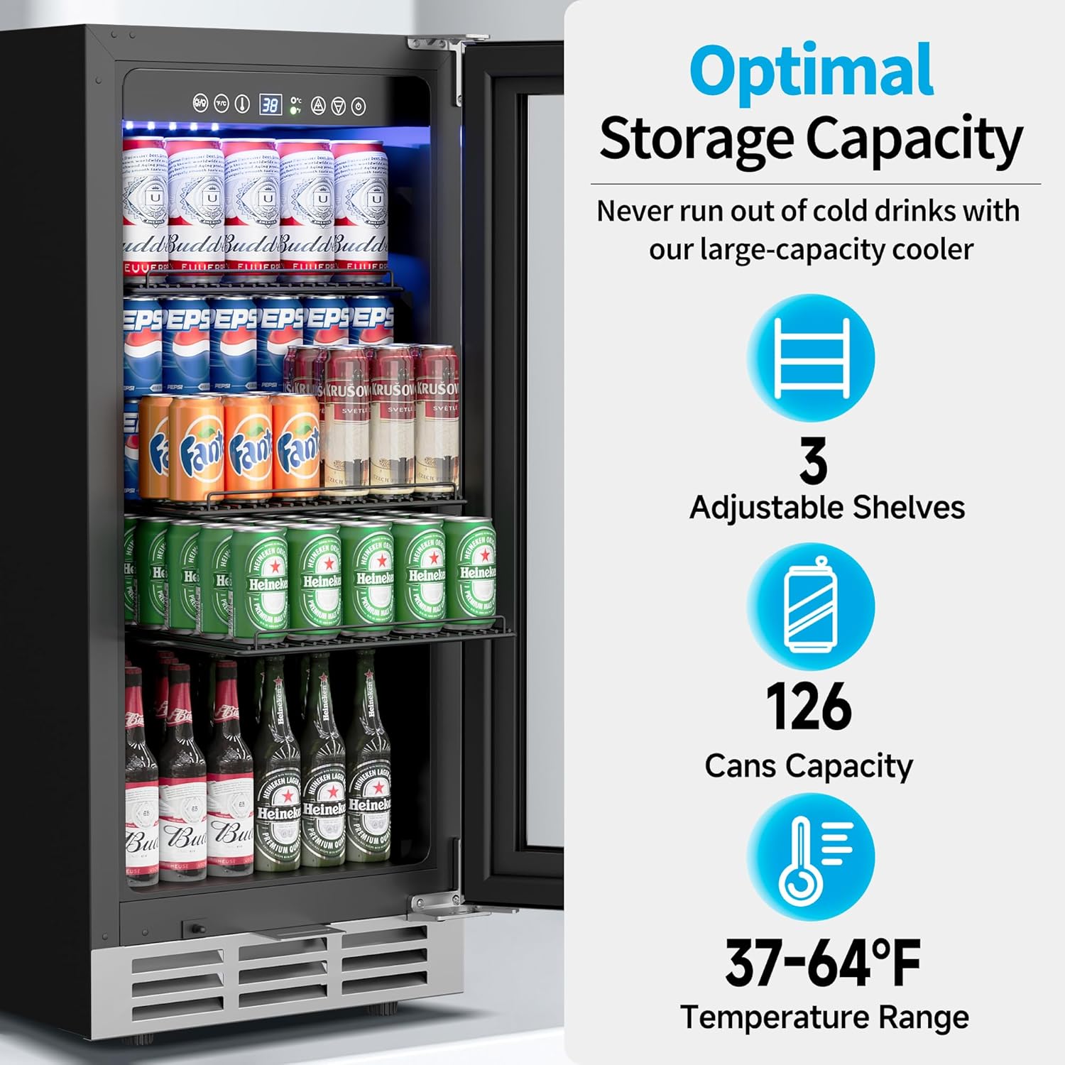 15 Inch Under Counter Beverage – Wine Beer Fridge Under Counter recenzja i cena