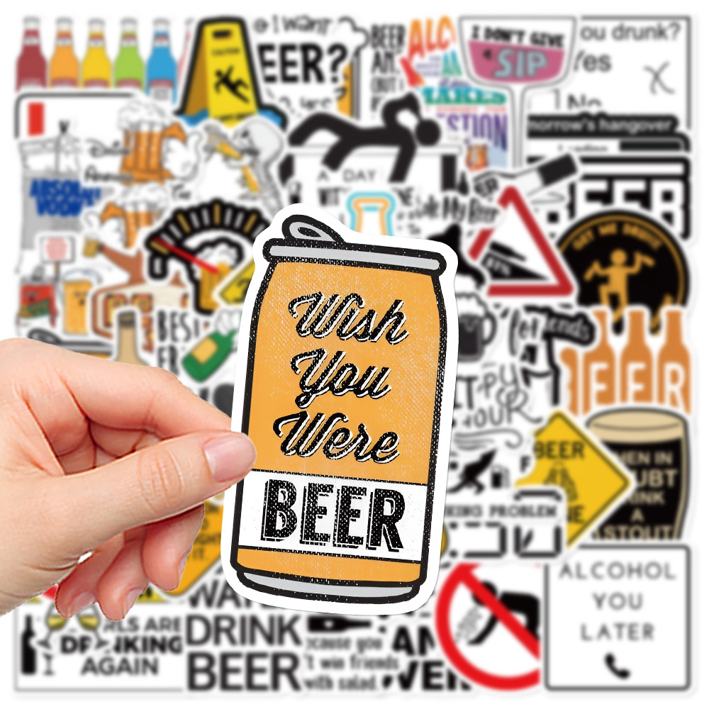 10/30/52PCS Funny Alcoholism V – Wine Beer Fridge recenzja i cena