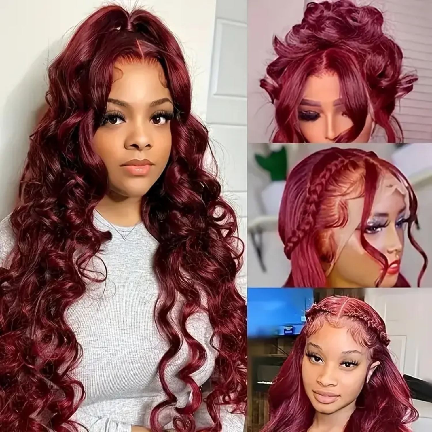 99j Burgundy Lace Front Wig Hu – Wine & Beer Packages recenzja i cena