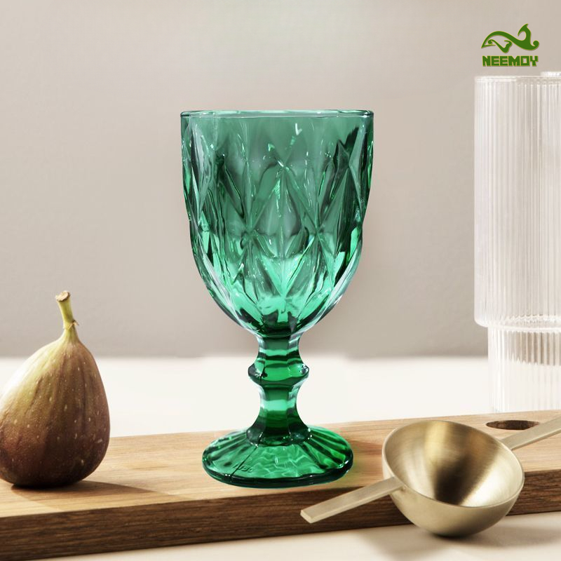 Green Engraved Relief High Foo – Wine Beer Foot recenzja i cena