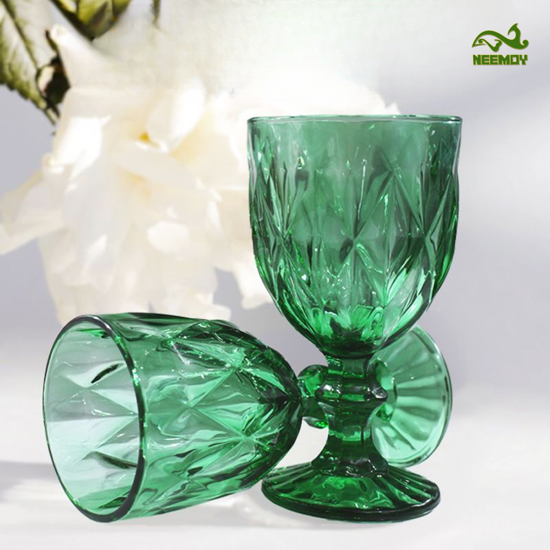 Green Engraved Relief High Foo – Wine Beer Foot recenzja i cena