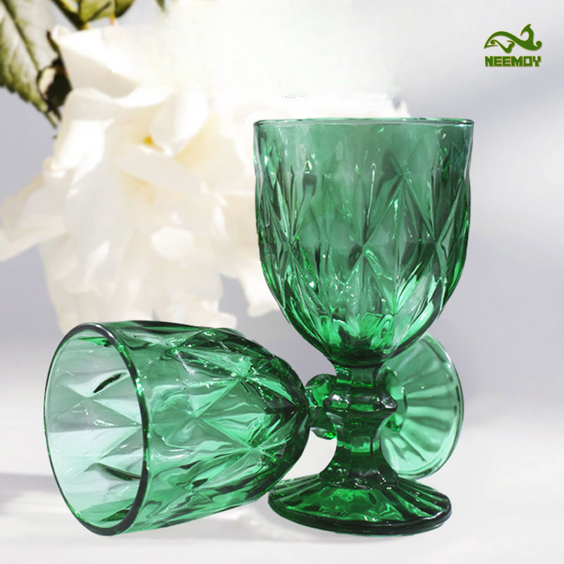 Green Engraved Relief High Foo – Wine Beer Foot recenzja i cena